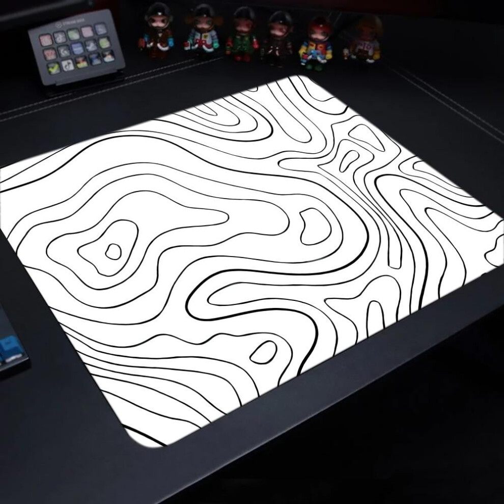 Fluid Mouse Pad Rubber Anti-Slip Large Square Desk Mat 900223337641