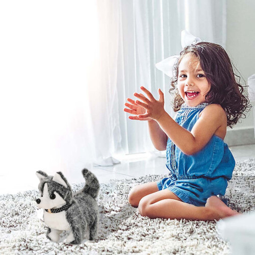 Interactive Dog Toy for Kids with Barking and Nodding 2
