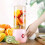 Mini Juicer Cup Portable USB Rechargeable 8.27x3.35in White 6