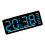 Relógio digital LED, formato 12/24 horas, econômico. 6