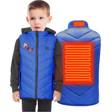 FFENYAN Kids USB Heated Cotton Jacket 4-15 Years