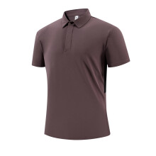 Men's Polo T-Shirt Cotton Blend Regular Fit Purple M