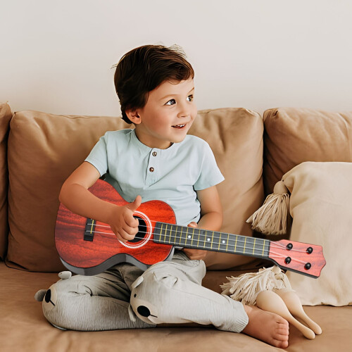 21-inch Kids Ukulele 4-String Mini Guitar for Ages 3-9 2