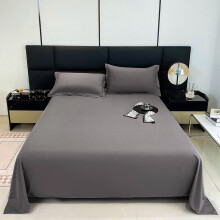 Bed Sheet Dormitory Bed Sheet Friendly Home Solid Color Easy Double Brushed Bed Sheet