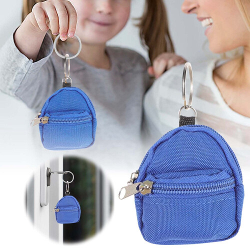 Compact keychain pouch for loose change storage 1