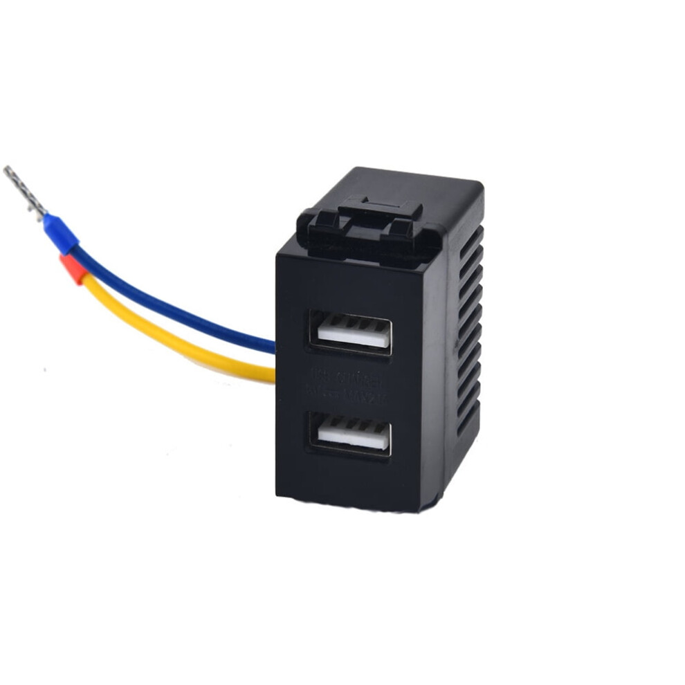 Usb Receptacle Outlet Module 220V 5V 2.1A Dual Port 900223377548