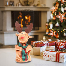 Peluche Rudolph rouge qui twerke et tourne (1 pièce)