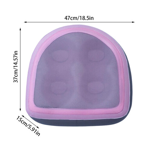 Siège de spa 18 x 14 pouces, rempli d'eau et d'air 1