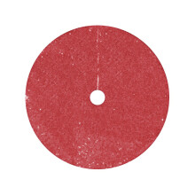 Christmas Tree Skirt, 23.6 Inch Polyester Tree Skirt With Small Sequins Decoration, For Home Holiday Parties And Christmas Tree Decoration (Red)