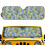 Foldable Daisy Lemon Windshield Sun Shade for Jeep Wrangler 1