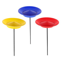 Ensemble de 3 assiettes de jonglage avec tiges