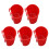Bird feeder plastic cup pack 5 pieces 8