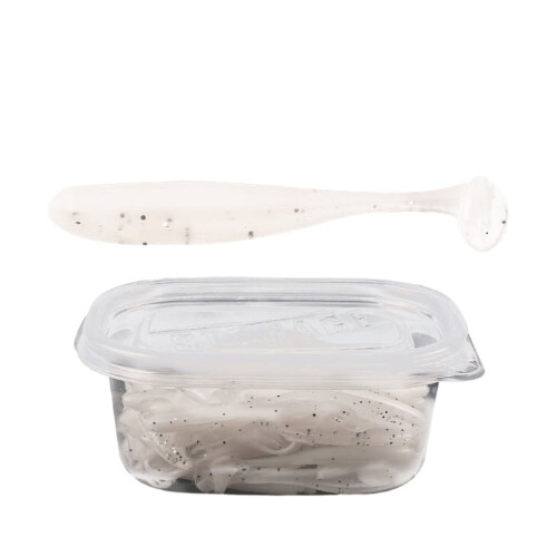 Soft Worm Lures Paddle Tail Swimbaits 50 Pcs