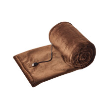 USB Electric Heating Blanket Flannel Coffee 10080 cm