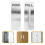 Door Push Pull Handle Stainless Steel Plated Silver 1