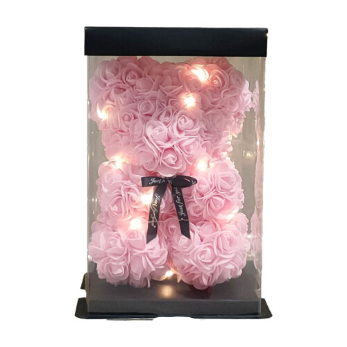 Urso de rosas PE Flor Eterna - Presente para Namorada 1