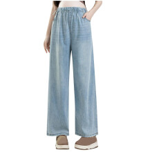 Maternity Jeans Straight Leg Light Blue 2XL