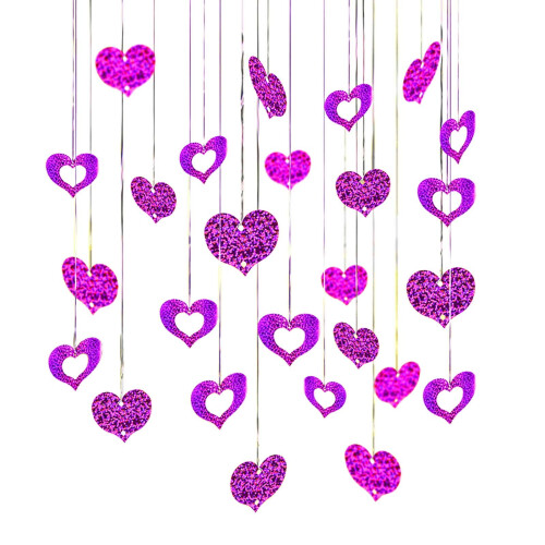 Balloon Rainwire Sequins Pendant for Wedding Decoration