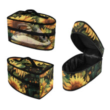 Dustproof Iron Organizer Sunflowers Protective Most Iron, Case Only