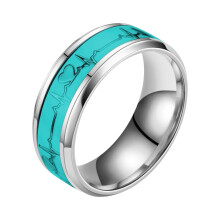 Stainless Steel Couple Ring Home Decor Item