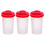 Salt and Pepper Shakers Moisture-Proof 3PCS 1