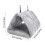 Bird Hammock Nest Plush Triangular 12 Inch Grey 2