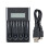 Chargeur de piles AA/AAA à 4 emplacements, charge rapide USB, écran LCD intelligent 1