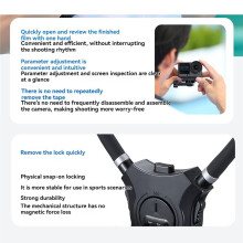Neck Mount Holder for Camera Accessories POV Mount Chest Strap Hands Free Outdoor Vlog Accessories
