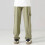 Cargo Pants for Teen Boys Green Solid Wide Leg Elastic 7