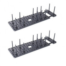 Étagère à bols extensible pour tiroir (2 pièces)