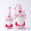 Valentine Gnome Dolls Handmade Plush Tomte 2 Pcs 1