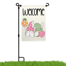 Burlap Spring Garden Flag 28 x 40 inches Double-Sided