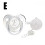 Baby Pacifier with Rhinestone-Embellished Clip and 1