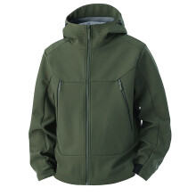 Men's Tactical Hooded Jacket Army Green Size M