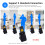 Telephone Set LCD Display Hands-Free 50-Entry Phonebook 6