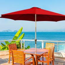 Toile de rechange pour parasol banane extérieur