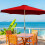 Toile de rechange pour parasol banane extérieur 1
