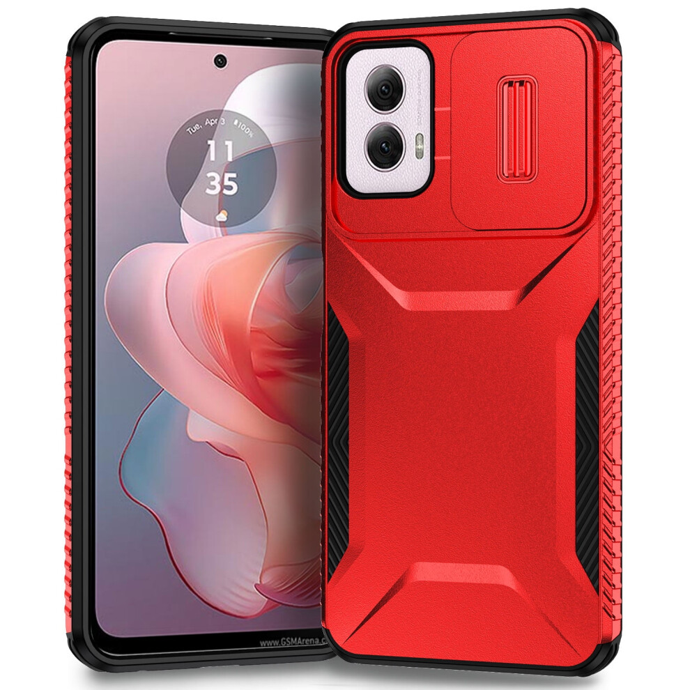 Motorola Moto G Power 5G 2024 Case Rugged Dual-Layer Red 9418476004469