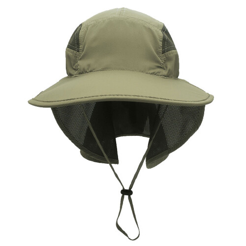 UV Protection Sun Hat with Neck Flap Wide Brim