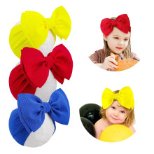 Diademas para bebé niña con lazos grandes, suaves y elásticas, 3 piezas.