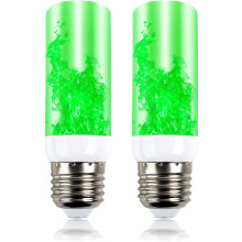E27 LED flame effect flickering bulb 2 pack