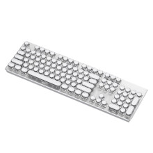 FEAMOS Vintage Mechanical Gaming Keyboard Rainbow Backlit