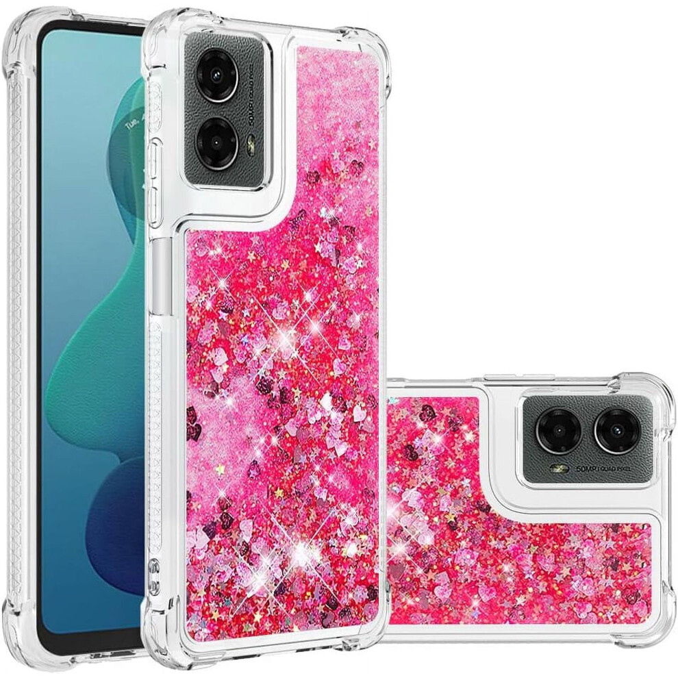 Glitter Liquid Quicksand Case For Motorola Moto G 5G 2024 913466643943