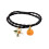 Fruit Hair Rope Headband with Orange Flower Design 1