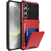 Galaxy S24 Flip Wallet-hoesje met kaartsleuf en dubbele laag