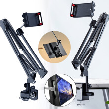 Schwanenhals-Tablet-Ständer, verstellbar, 360 drehbar, 95 cm Arm