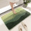 Badkamermat van microvezel, antislip, sneldrogend, groen 1