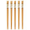 Baguettes en bambou réutilisables, 5 paires, 24 cm 1