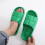 Men's breathable soft sole slippers green size 11 2
