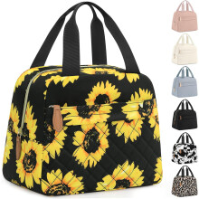 Sac isotherme pour déjeuner, motif tournesol, 1 pièce